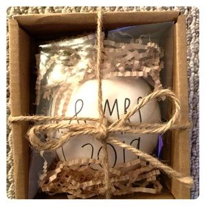 Mr & Mrs est 2019 Rae Dunn ornament